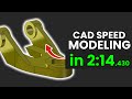 CATIA Speed Modeling: Angular Link Bracket in 2:14.430