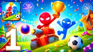 Stickman Party RANDOM MINIGAMES Gameplay 😂🔥 part#1