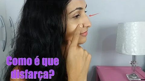 Como esconder o ossinho do nariz?