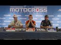 Pro Motocross: Press Conference - Washougal, WA - Washougal National - July 19th, 2025