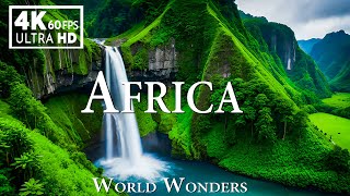FLYING OVER AFRICA (4K UHD) - Amazing Beautiful Scenery With Calming Music - 4K Video Ultra HD
