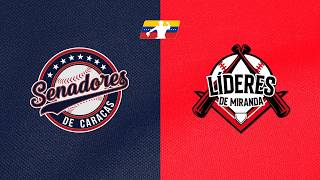 LMBP - Senadores de Caracas vs Lideres de Miranda - Liga Mayor de Beisbol Profesional Venezuela