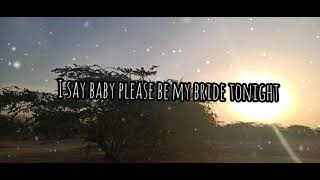 I say baby please be my bride tonight [ English version ] .I say baby you can take me out tonight *)