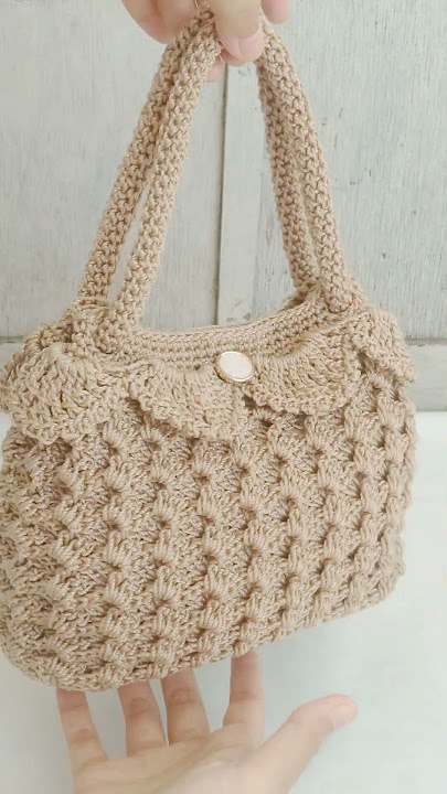 Tas Rajut Motif Prada 3D | crochet bag