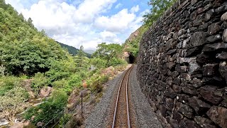 Driver's Eye View  Welsh Highland Railway (Rheilffordd Eryri)  Porthmadog to Beddgelert