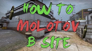 CSGO: Tutorial How to molotov generator on B site on de cache