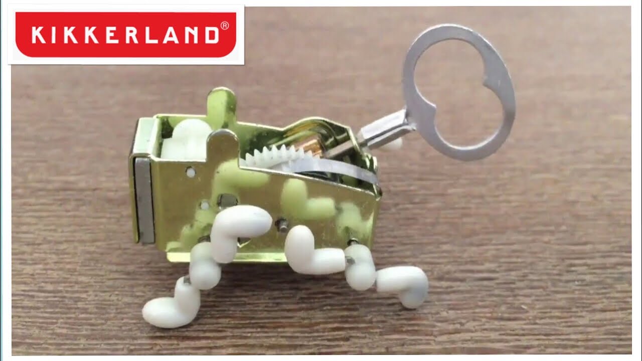Kikkerland PEA WIND UP Aufziehfigur Spielzeug Roboter Spiel Haustier 1506 