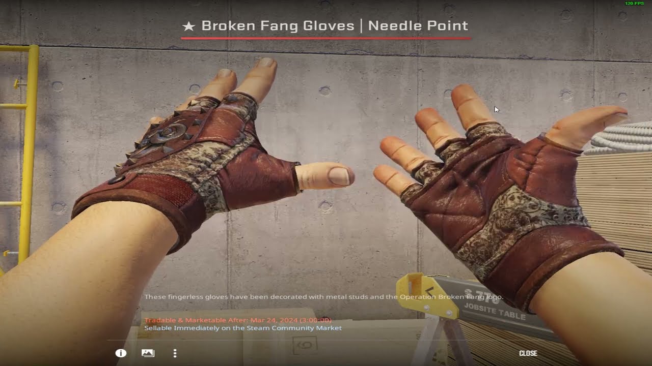 ★ Broken Fang Gloves | Needle Point BS