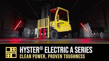 The Electric Hyster® A Series / CLEAN POWER, PROVEN TOUGHNESS.