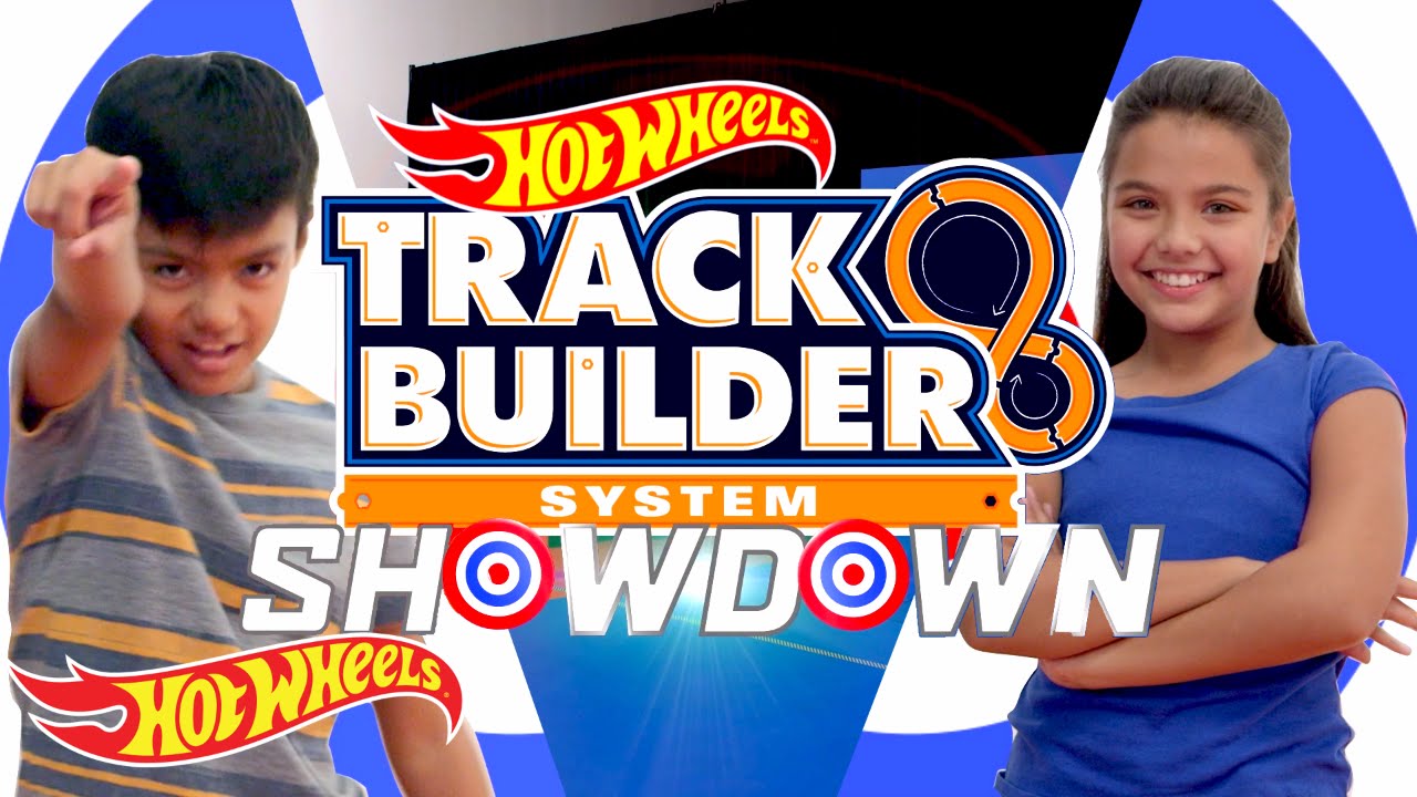 gaming videos fortnite Track Builder Showdown! Kayden vs. Audrey | Track Builder | Hot Wheels