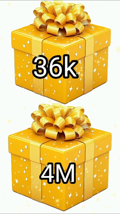 36k Vs 4M choose your gift box surprise 💝🎁 #viral#youtubeshorts #shorts
