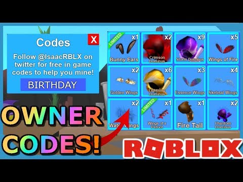 10 Mythical Roblox Mining Simulator Owner Codes Youtube - 9 mythical roblox mining simulator owner birthday codes