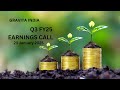 Gravita India Earnings Call - Q3 FY25