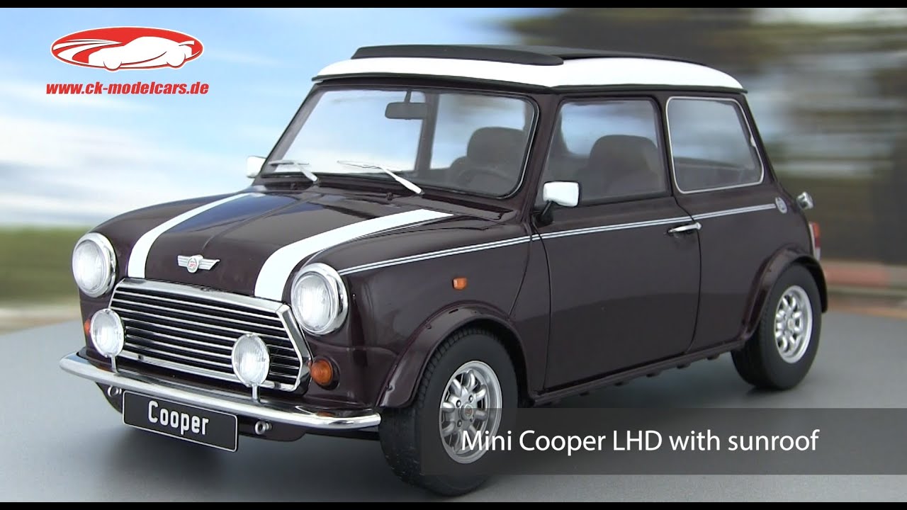 KK-Scale 1:12 サンルーフ付きミニ クーパー LHD バイオレット