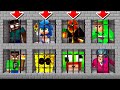 Minecraft PE : DO NOT CHOOSE THE WRONG PRISON! (Jelly, PrestonPlayz, Baby Sonic & MORE)