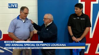 2-We at Lake Arthur High School Talking about the 3rd Annual Special Olympics in Jeff Davis Parish.