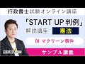 【行政書士試験】『START UP判例』解説講座｜憲法：01 マクリーン事件｜豊村慶太講師｜アガルートアカデミー行政書士試験