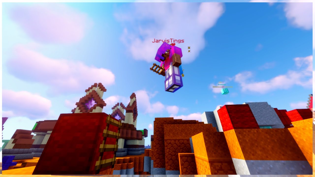 Using Ladders For 1K Wins w/Nenshoki, Toylesss & utps | Hypixel Bedwars