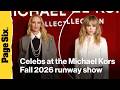 Uma Thurman, Suki Waterhouse, Olivia Munn and more at Michael Kors' Fall 2026 runway show