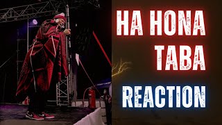 Sannere - HA HONA TABA | C Speaker Nawe REACTION