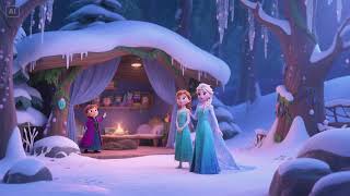 Elsa’s Snowgrove Sanctuary ❄️🌲 A Magical Winter Retreat