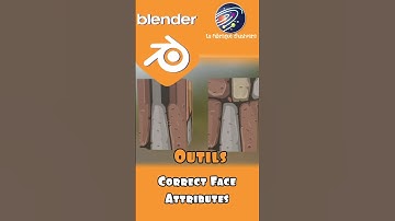 Tuto Blender FR: Outils - Correct Face Attributes #blendertutorial