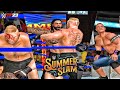 WWE 2K23 Triple Threat: Roman Reigns vs Brock Lesnar vs John Cena || Epic Match 🔥