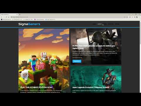 Gaming Website Code | Visual Studio | HTML, CSS and JAVA
