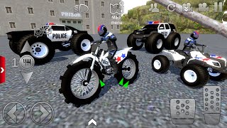 Offroad Outlaws US Bike, Police car, Quad Bike Cars driving - Best Phone Game Android Gameplay screenshot 1