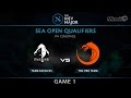 Faceless vs TNC Pro Team | Game 1 | Kiev Major 2017 | SEA Regional Qualifier | PH Coverage