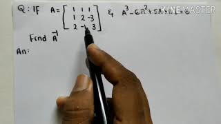 Inverse of a matrix using Adjoint-Part 2