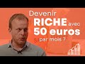 Que pouvez-vous faire contre l'inflation si vous économisez 50 euros par mois ?