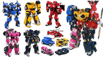 MiniForce PentaXBot CommandoComBo PentaTron Machine Vehicles Robot Transformation