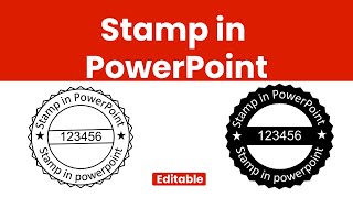 stamp in powerpoint | powerpoint