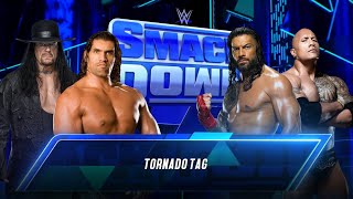 ROMAN REIGNS & THE ROCK VS THE GREAT KHALI & UNDERTAKER