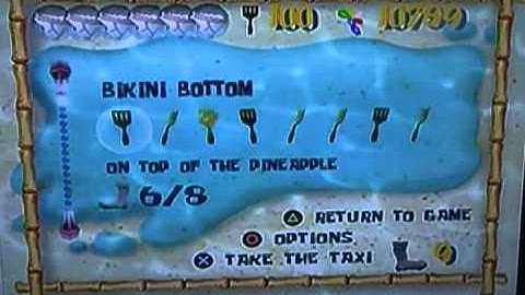 Spongebob BFBB Walkthrough Part 40 - CHEATS