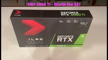 PNY XLR8 3060 Ti Unboxing and Review - Mining Perspective