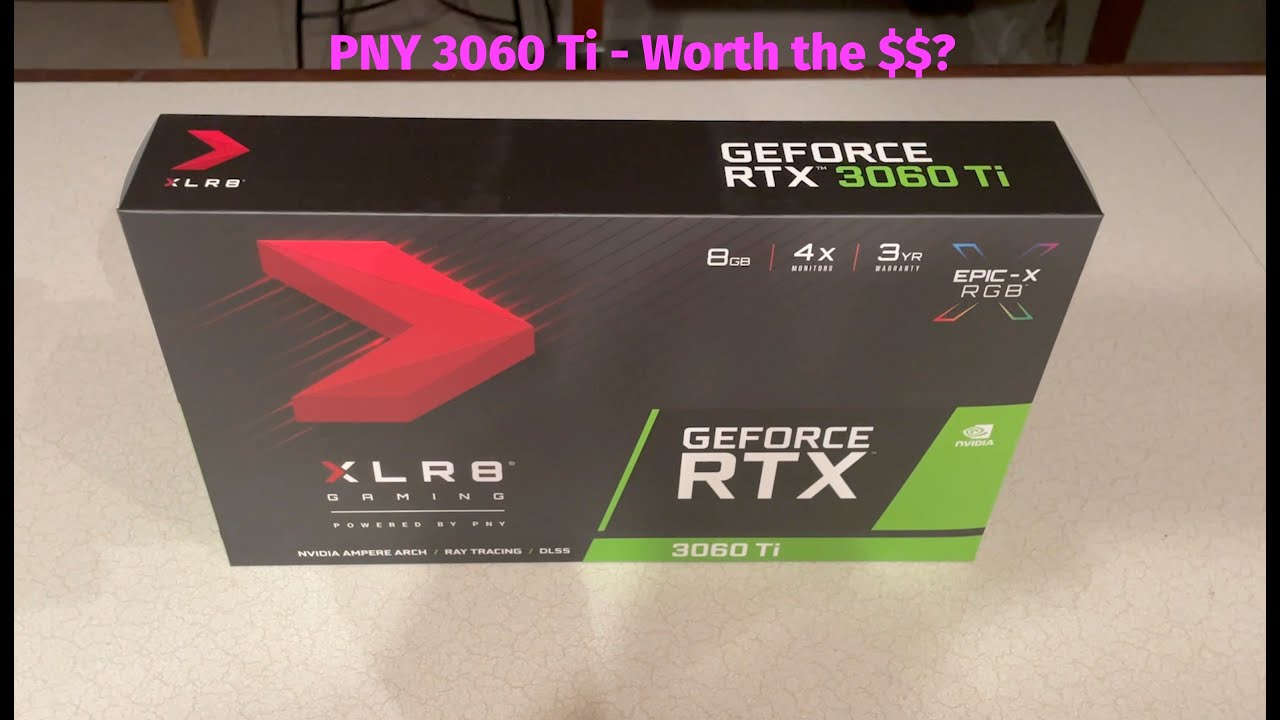PNY XLR8 3060 Ti Unboxing and Review - Mining Perspective