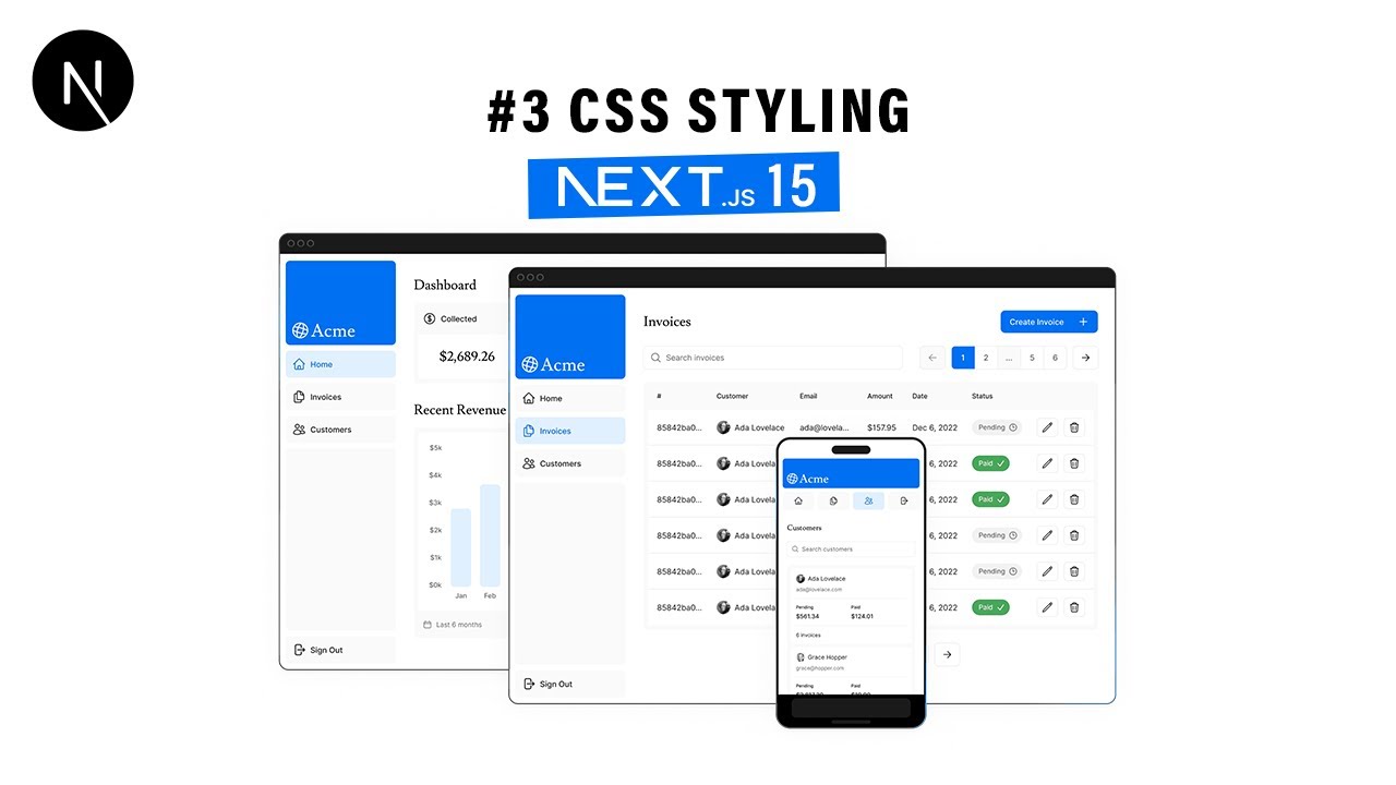 #3 Belajar Next JS 15 | CSS Styling - YouTube