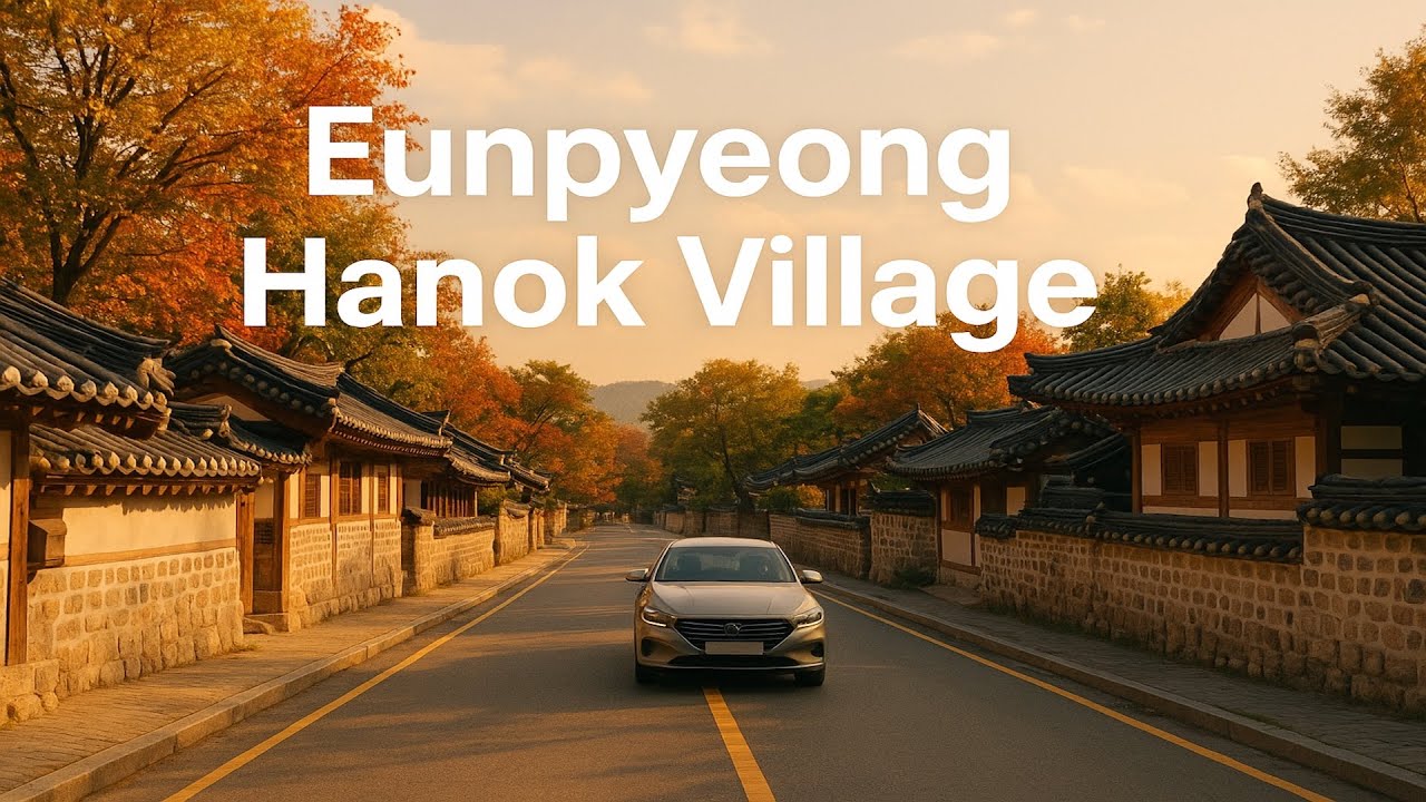 [Calm & Peaceful] Scenic Drive through Seoul: Exploring Eunpyeong Hanok ...