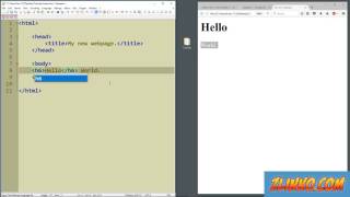 HTML for Beginners - Part 2 - Explaining the HEAD, header, and paragraph elements.