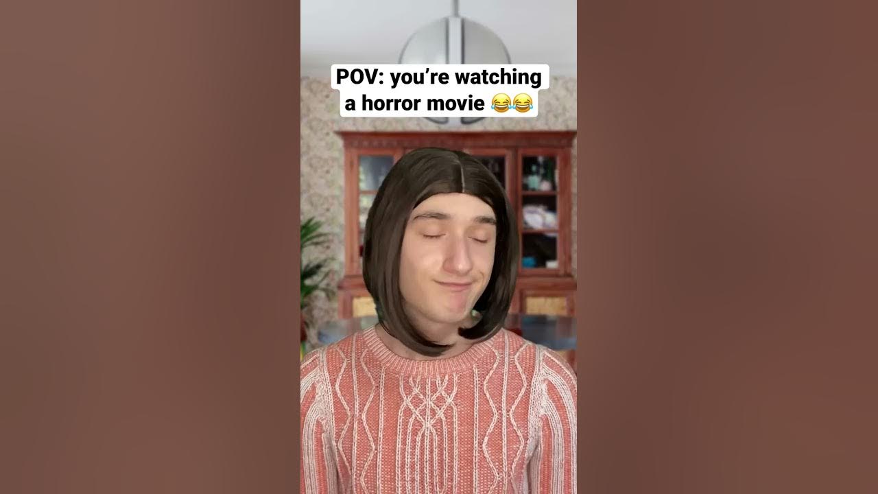Horror movie trailers be like #shorts #funny #comedy