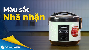 Chiếc NỒI CƠM NẮP GÀI có kích thước nhỏ gọn, màu sắc nhã nhặn đến từ nhà Nagakawa