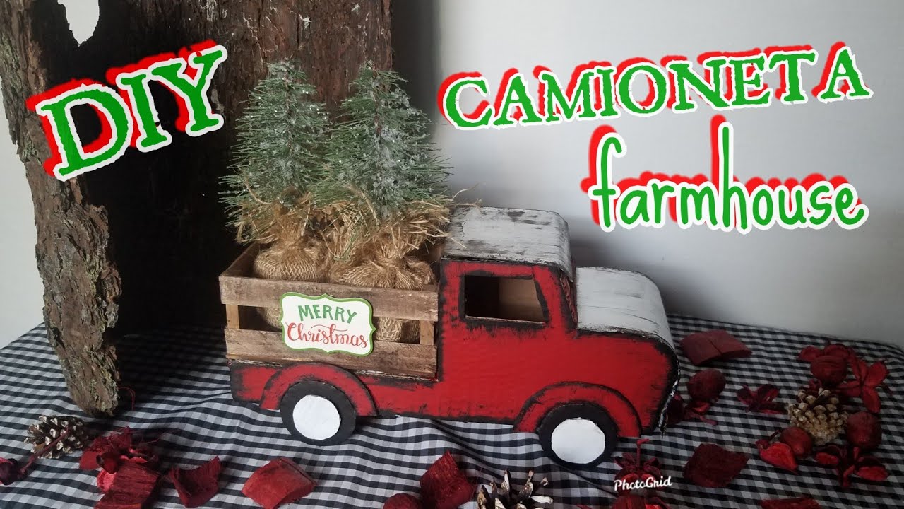 DIY CAMIONETA NAVIDEÑA//FARMHOUSE