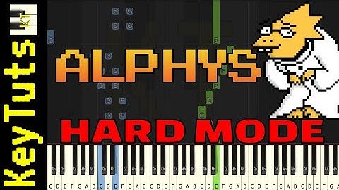 Learn to Play Alphys from Undertale - Hard Mode