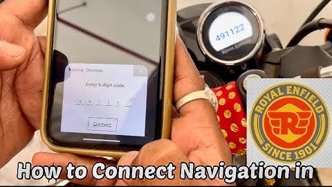 How To Connect Navigation Royal Enfield Meteor 350