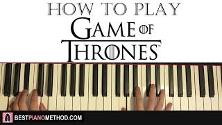 Miniatura de vídeo de "Game Of Thrones - Main Title Theme (Piano Tutorial Lesson)"