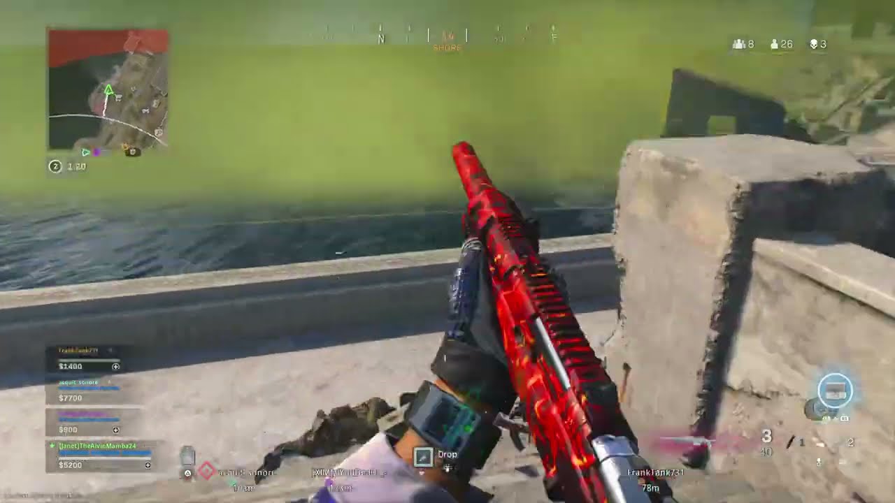 IRON SIGHT SPR 1v3 - REBIRTH ISLAND WARZONE