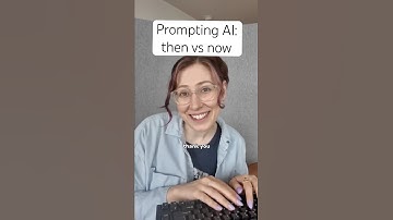 Prompting AI then vs now