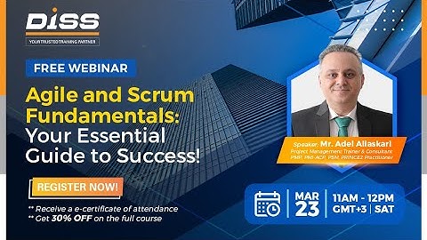 Free Webinar | AGILE AND SCRUM Fundamentals: Your Essential Guide to Success
